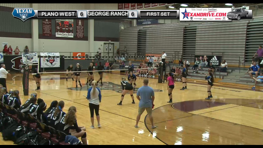 Plano West vs George Ranch - Court 1 - Texas Volleyball - Day 2 - Game 4 - 8-12-2016 