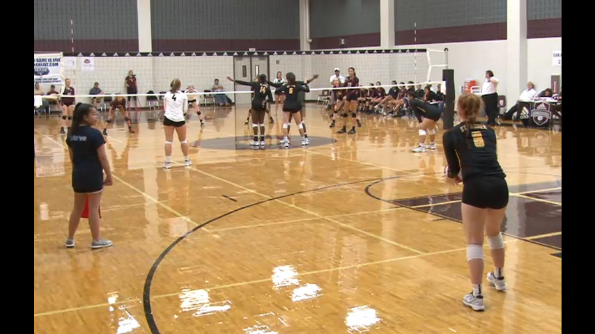 Saint Agnes vs Dripping Springs - Court 2 - Texas Volleyball - Day 2 - Game 8 - 8-12-2016 
