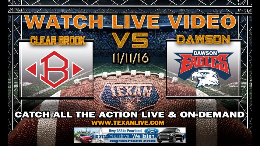 Clear Brook vs Dawson LIVE VIDEO 11/11/16 7pm cst The Rig (26)