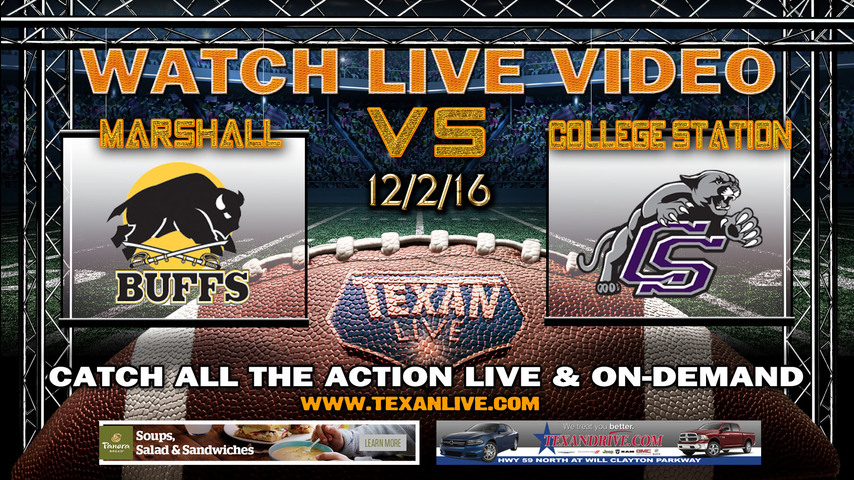 Fort Bend Marshall vs College Station 12/2/16 7pm cst 