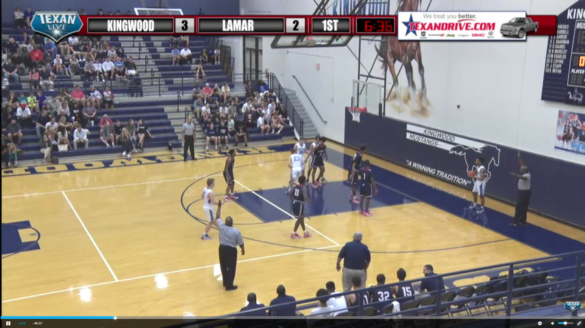 Kingwood vs Lamar - Basketball - Gym 1 - Live Event - 2016/12/27 07:34 PM
