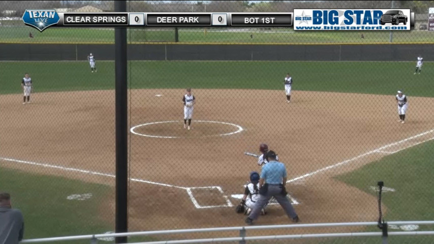 Deer Park vs Clear Springs - BCS Softball Tournament - A&M Consolidated HS 2/16/17 Game 3