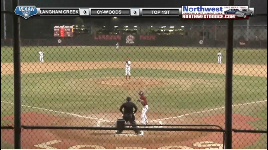 Cypress Woods vs Langham Creek Baseball 3-7-2017