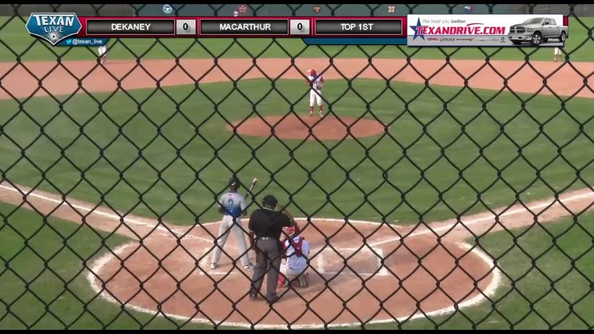 Macarthur vs Dekaney @Thorne Varsity Baseball 4-3-2018