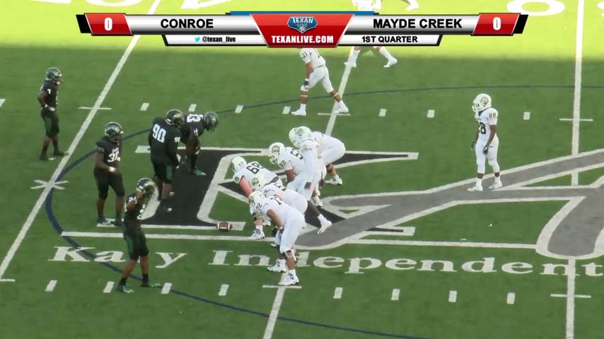 Conroe vs Mayde Creek Football 9-1-2018 6PM cst at Legacy Stadium