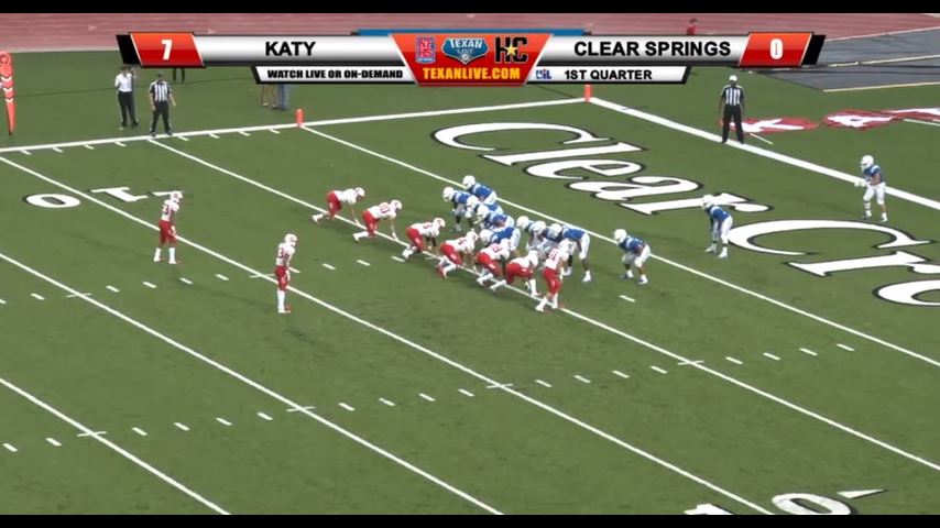 Katy vs Clear Springs 9-22-2018 6:30pm at Challenger Stadium