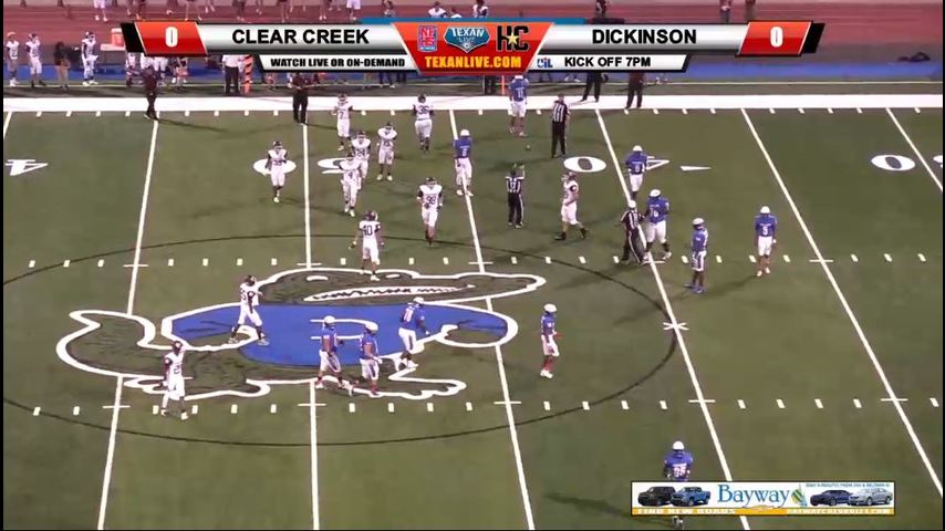 Clear Creek vs Dickinson 10-5-2018 7pm cst Vitanza stadium