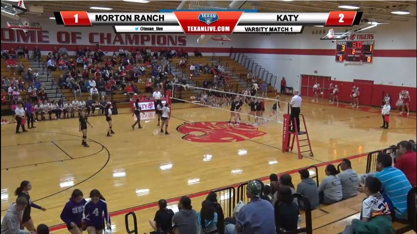 Morton Ranch vs Katy Volleyball 10-23-2018 