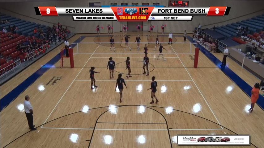Seven Lakes vs Fort Bend Bush bi-district Volleyball Playoffs 5pm cst 10-29-2018