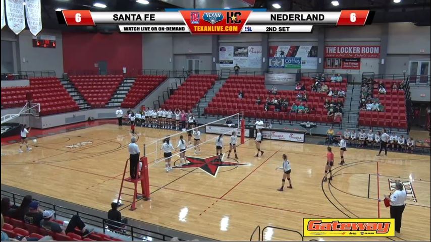 Santa Fe vs Nederland bi-district Volleyball Playoffs 6pm cst 10-29-2018