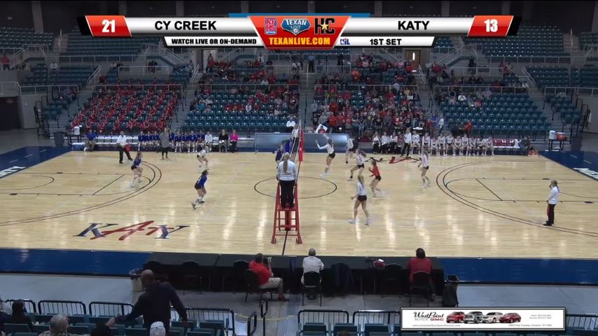 Cypress Creek vs Katy Area Round Volleyball Playoffs 11-1-2018 5:30PM cst