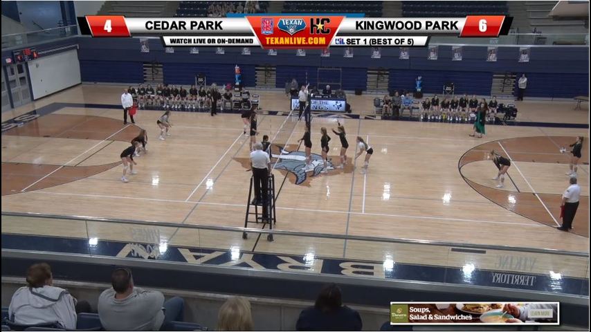Kingwood Park vs Cedar Park Area Round Volleyball Playoffs 11-2-2018 5:30pm cst