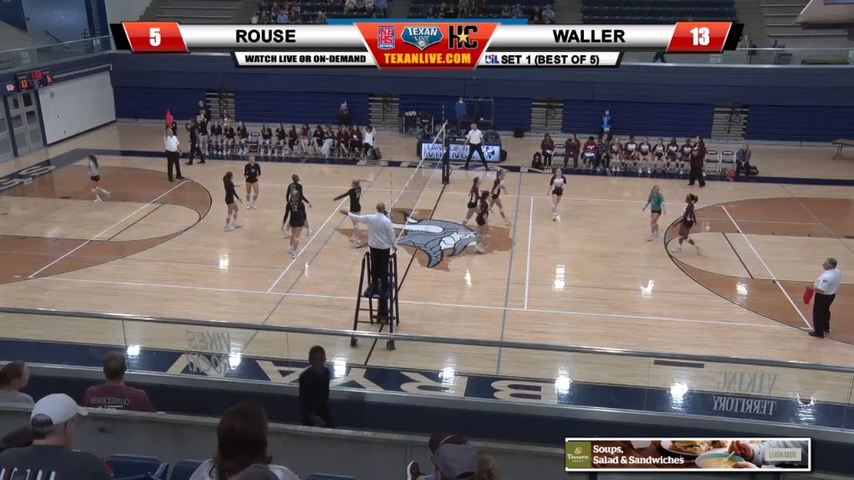Leander Rouse vs Waller Area Round Volleyball Playoffs 11-2-2018 7:30pm cst