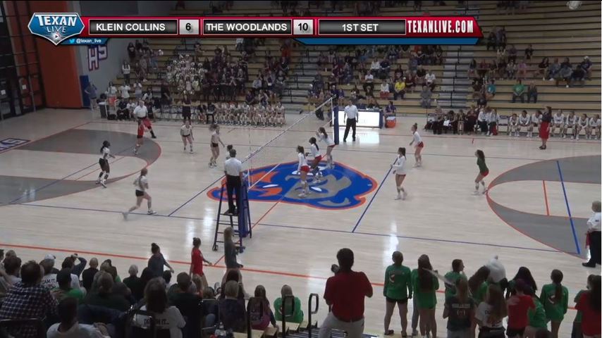 Klein Collins vs The Woodlands - Regional Quarter Finals Volleyball 11-5-2108 6pm cst