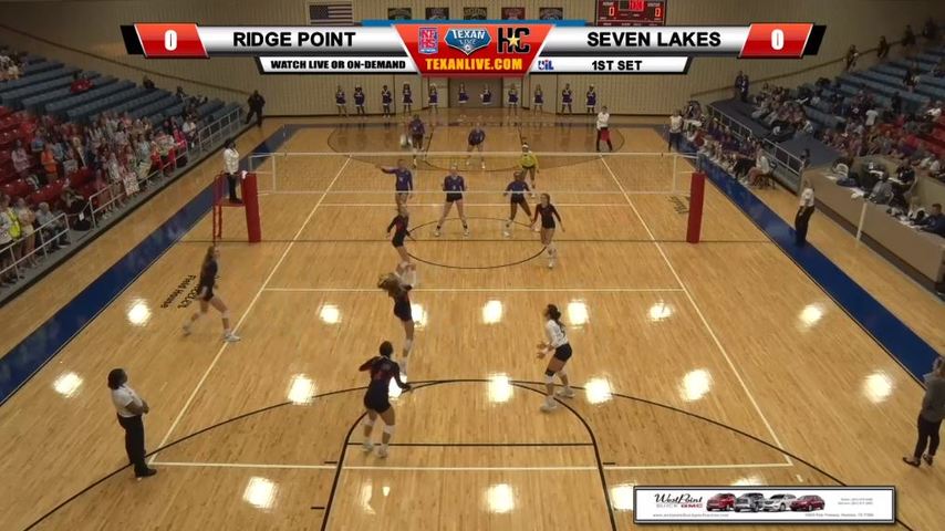 Seven Lakes vs Ridge Point - Regional Quarter Finals Volleyball 