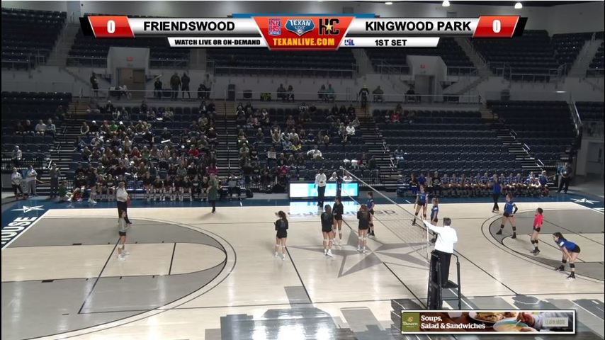Kingwood Park vs Friendswood - 5A Reg 3 Regional Volleyball Final 11/10/2018