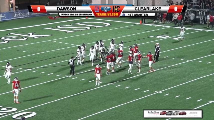Dawson vs Clear Lake - Bi-District Football Playoffs 11-16-2018 7pm cst