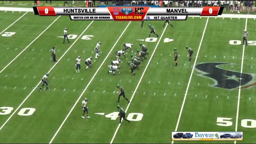 Huntsville (10-1) vs. Manvel (9-2) Area Round Playoffs - 12PM 11-23-2018 at Houston’s NRG Stadium