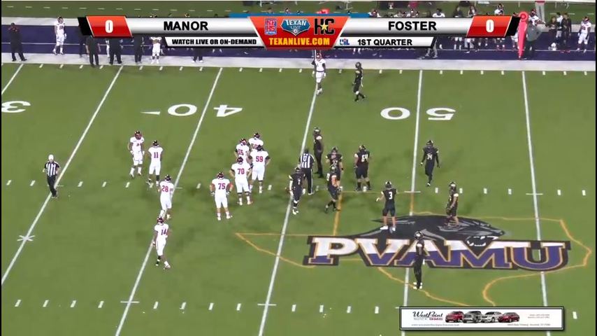 Manor vs Foster 7PM Area Round Playoffs 11-23-2018 Prairie View Panther Stadium
