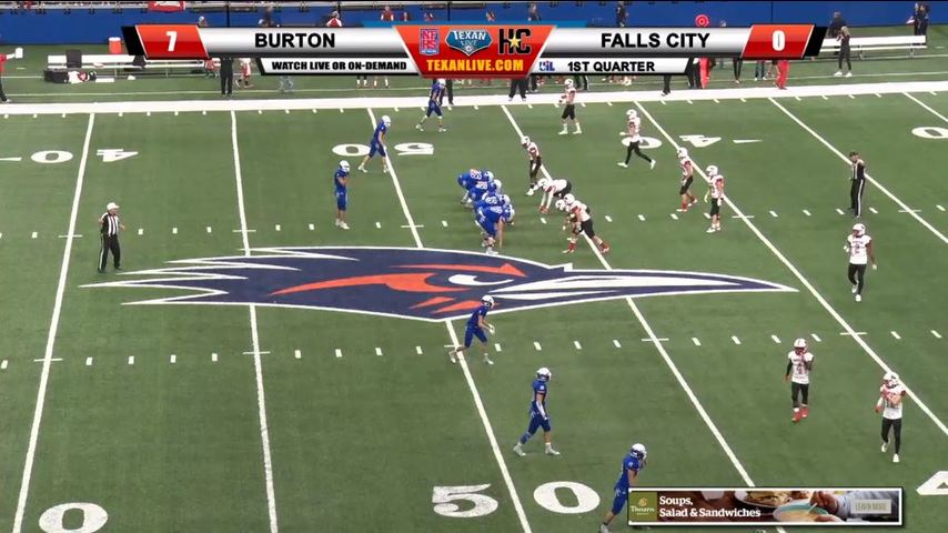 Burton vs. Falls City - UIL Texas Football Quarterfinals 12-6-2018 - 7:30 PM at Alamodome
