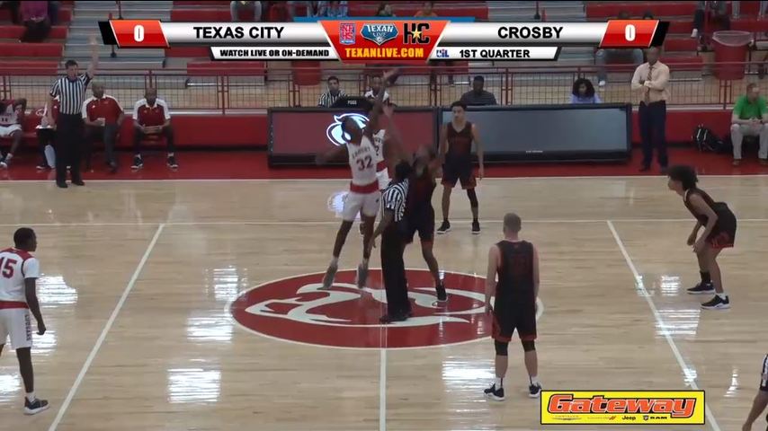 Texas City vs Crosby - Boys Varsity Basketball - 1/8/19 - 7PM