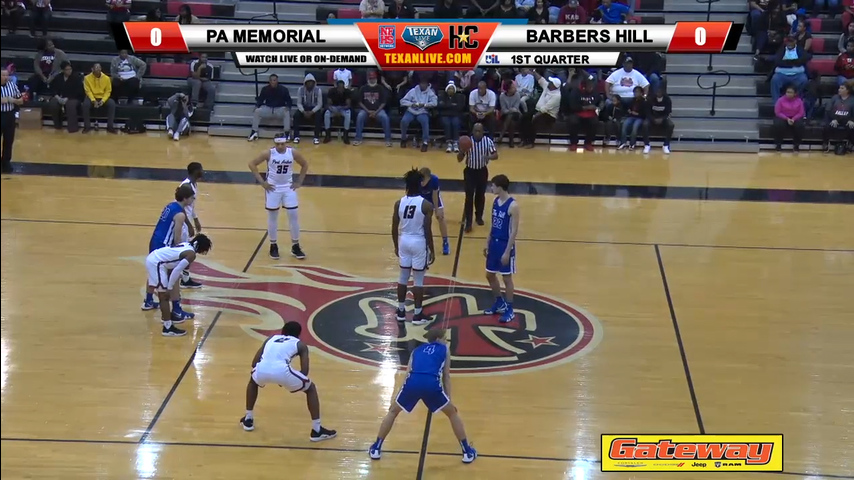 Barbers Hill vs Port Arthur Memorial - Boys Varsity Basketball - 1/22/19 - 7PM