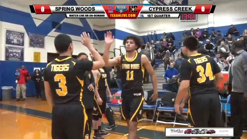 Spring Woods vs Cy Creek - Boys Varsity Basketball - 1/25/19 - 7PM