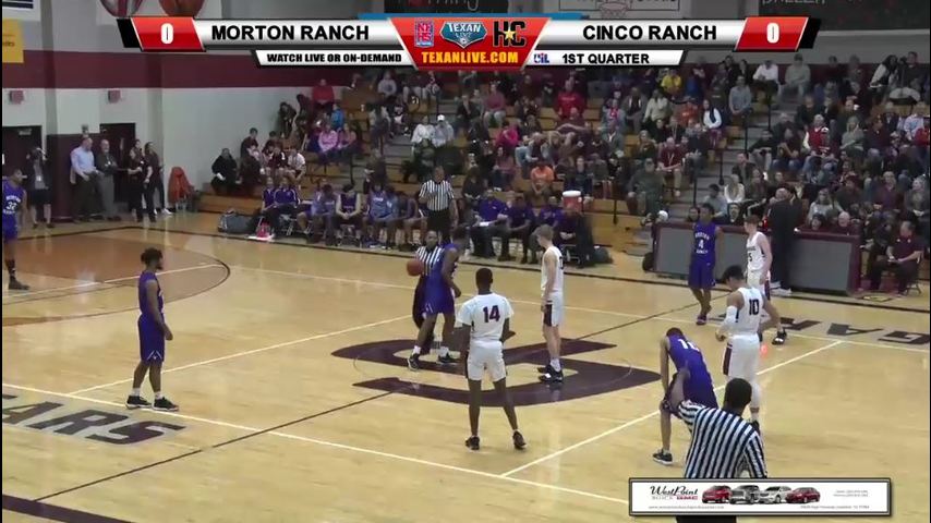 Morton Ranch vs Cinco Ranch - Boys Varsity Basketball - 1/29/19 - 7PM