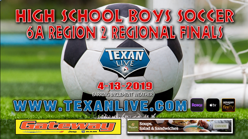 Aldine vs College Park- 1PM – 6A Soccer Region 2 Boys Regional Final – Kelly Reeves
