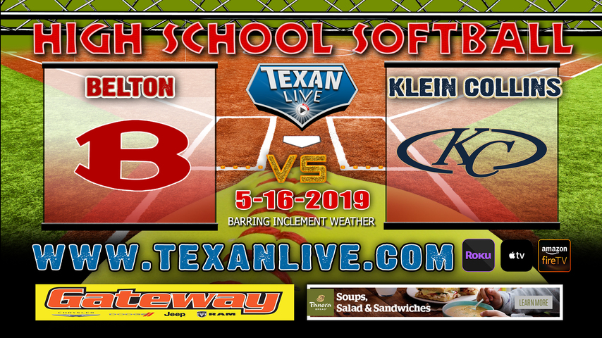 Belton vs Klein Collins - Game Two - Regional Semi Finals - 5/15/19 - 7PM