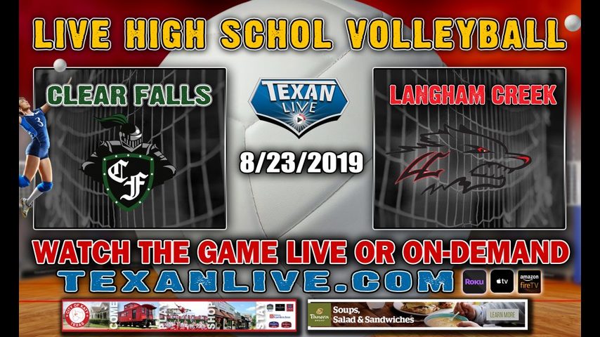 Clear Falls vs Langham Creek - Volleyball - 6:00pm - 8-23-2019