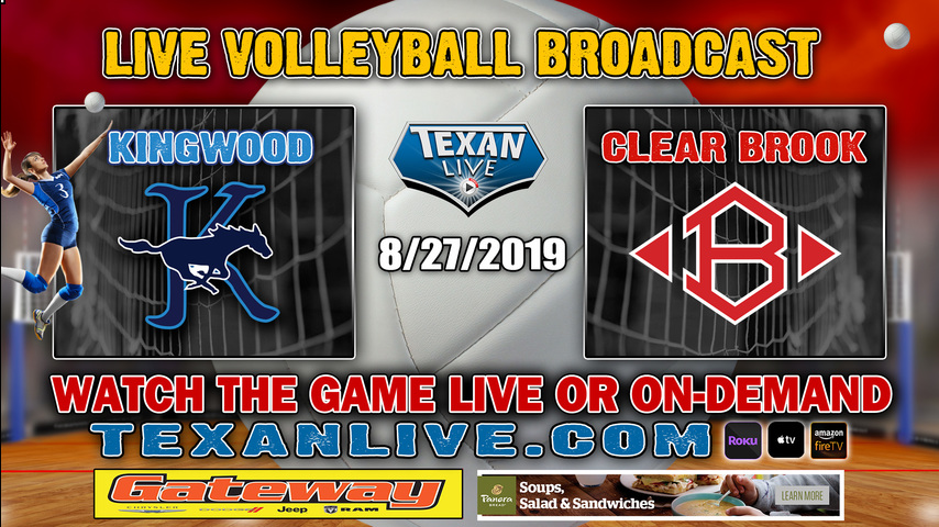 Clear Brook vs Kingwood Volleyball 5:30 8-27-2019