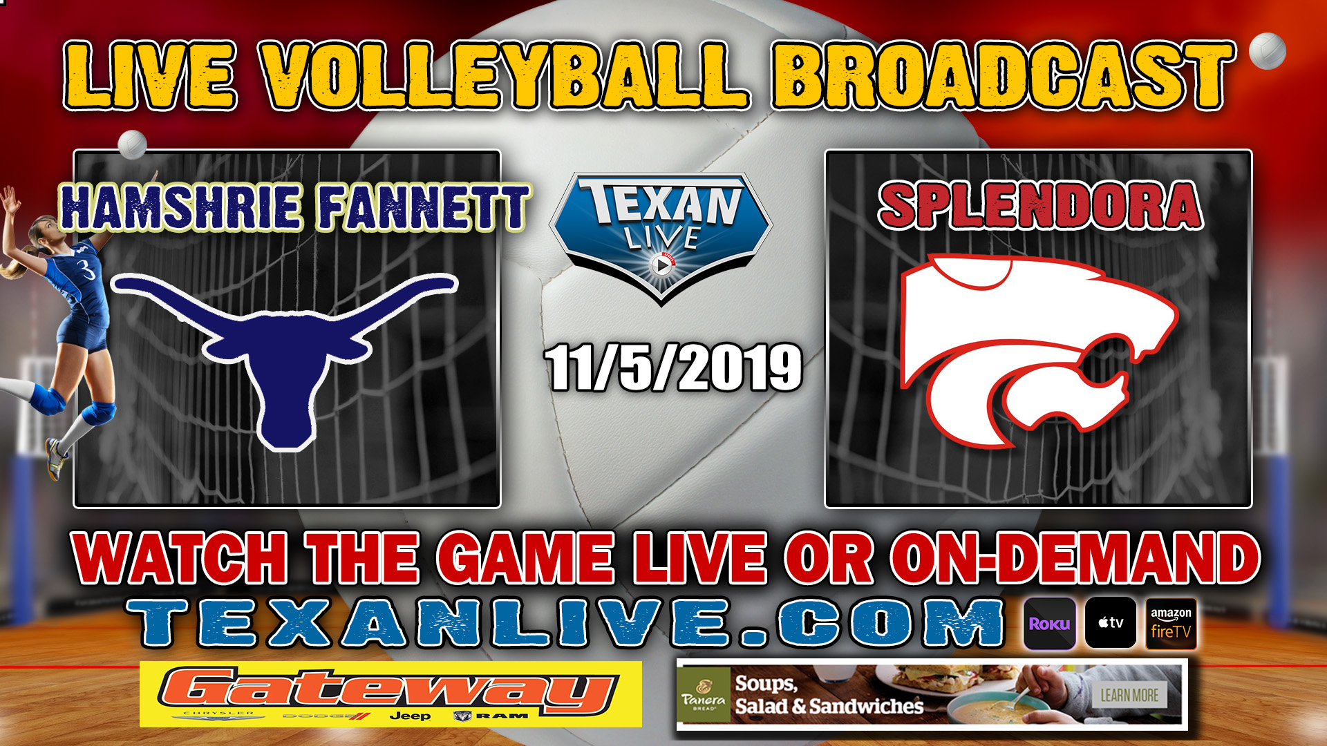 Hamshire Fannett vs Splendora - 6:00 PM - 11/5/2019 - Crosby HS - Volleyball- Bi-District Playoffs