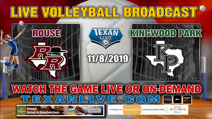 Kingwood Park vs Leander Rouse - 6 PM - 11/8/2019 - Bryan High School - Volleyball- Area Round Playoffs
