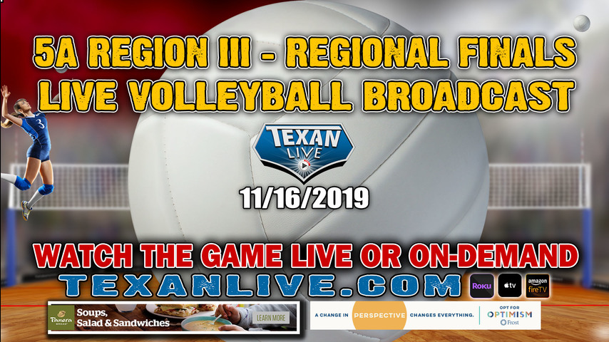 Manvel vs Friendswood - 5A Region III - Volleyball Regional Finals - 1 PM - 11/16/2019 - Delmar Field House- Volleyball