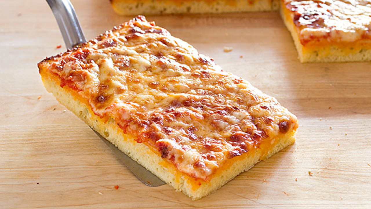 Thick-Crust Sicilian Pizza - Brown Eyed Baker